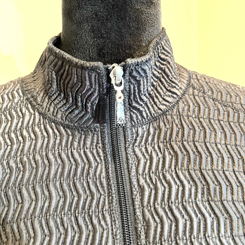 Pendleton Jacket Quilted Lined High Collar Full Z… - image 5